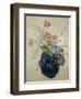 A Vase of Blue Flowers, circa 1905-08-Odilon Redon-Framed Giclee Print