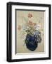 A Vase of Blue Flowers, circa 1905-08-Odilon Redon-Framed Giclee Print