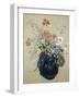 A Vase of Blue Flowers, circa 1905-08-Odilon Redon-Framed Giclee Print