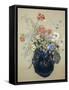 A Vase of Blue Flowers, circa 1905-08-Odilon Redon-Framed Stretched Canvas