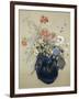 A Vase of Blue Flowers, circa 1905-08-Odilon Redon-Framed Giclee Print