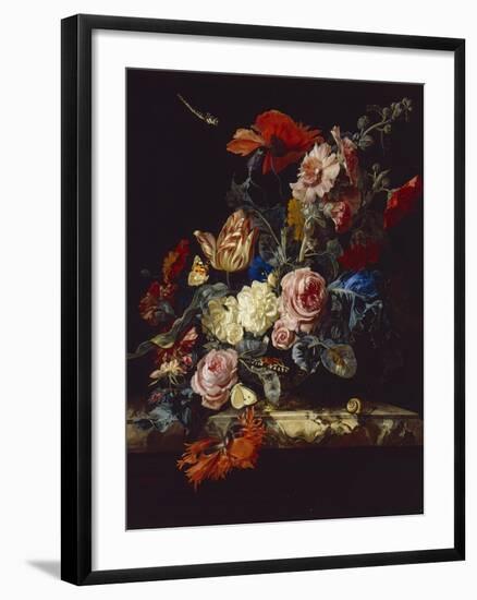 A Vase of Flowers, 1663-Willem van Aelst-Framed Giclee Print