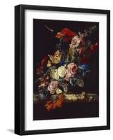 A Vase of Flowers, 1663-Willem van Aelst-Framed Giclee Print