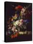 A Vase of Flowers, 1663-Willem van Aelst-Stretched Canvas
