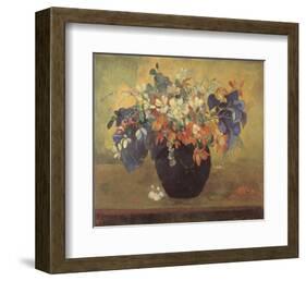 A Vase of Flowers, 1896-Paul Gauguin-Framed Art Print