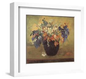 A Vase of Flowers, 1896-Paul Gauguin-Framed Art Print