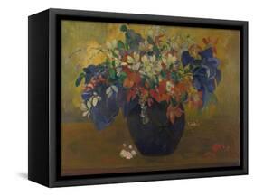 A Vase of Flowers, 1896-Paul Gauguin-Framed Stretched Canvas