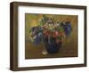 A Vase of Flowers, 1896-Paul Gauguin-Framed Giclee Print