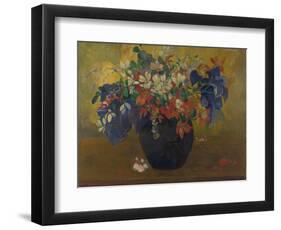 A Vase of Flowers, 1896-Paul Gauguin-Framed Giclee Print