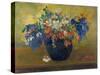 A Vase of Flowers. 1896-Paul Gauguin-Stretched Canvas