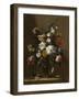 A Vase of Flowers on a Table, c.1660-1670-Bartolomeo Perez-Framed Giclee Print