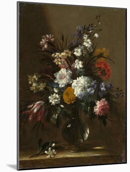 A Vase of Flowers on a Table, c.1660-1670-Bartolomeo Perez-Mounted Giclee Print