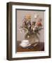 A Vase of Flowers with a Coffee Cup-Henri Fantin-Latour-Framed Giclee Print