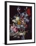 A Vase of Flowers with a Watch-Willem van Aelst-Framed Giclee Print