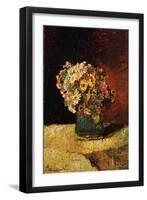 A Vase of Flowers-Adolphe Joseph Thomas Monticelli-Framed Giclee Print