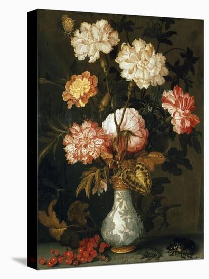 A Vase of Flowers-Balthasar van der Ast-Stretched Canvas