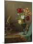 A Vase of Mixed Flowers, 1865-1875-Eugène Boudin-Mounted Giclee Print