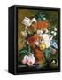 A Vase of Rich Summer Flowers-Jan van Huysum-Framed Stretched Canvas