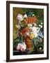 A Vase of Rich Summer Flowers-Jan van Huysum-Framed Photographic Print