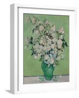 A Vase of Roses, 1890-Vincent van Gogh-Framed Giclee Print