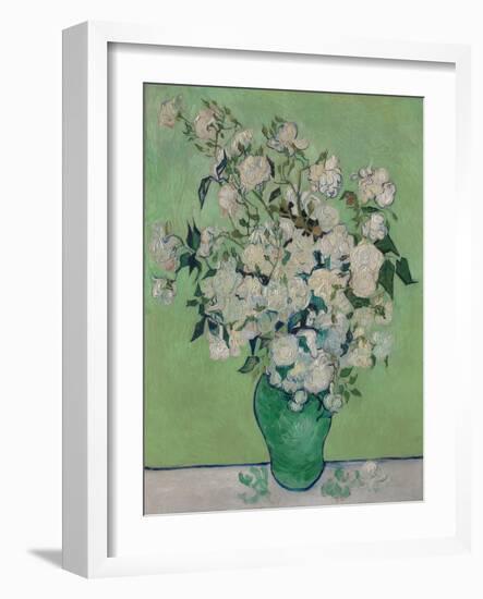 A Vase of Roses, 1890-Vincent van Gogh-Framed Giclee Print