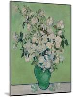 A Vase of Roses, 1890-Vincent van Gogh-Mounted Giclee Print