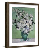 A Vase of Roses, c.1890-Vincent van Gogh-Framed Giclee Print