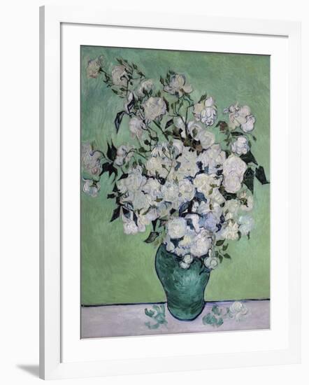 A Vase of Roses, c.1890-Vincent van Gogh-Framed Giclee Print