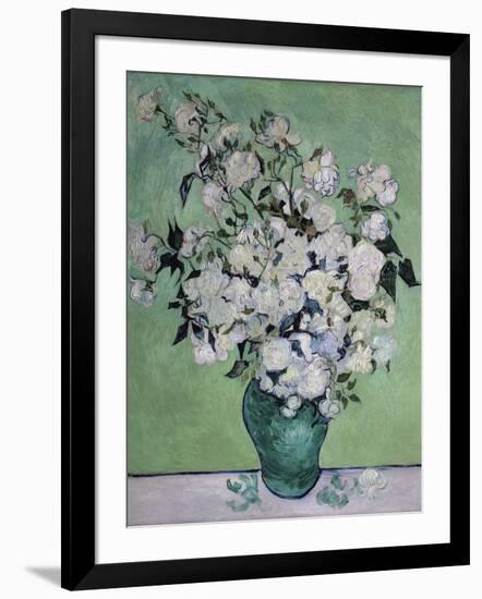 A Vase of Roses, c.1890-Vincent van Gogh-Framed Giclee Print