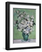 A Vase of Roses, c.1890-Vincent van Gogh-Framed Premium Giclee Print