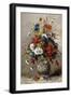 A Vase of Summer Flowers-Eugene Petit-Framed Giclee Print