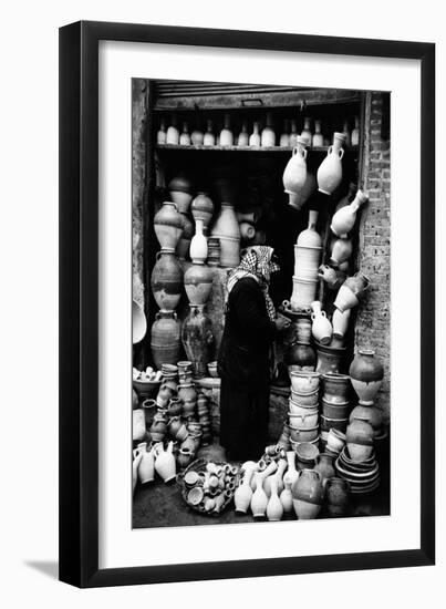 A Vase Seller in Najaf-Mario de Biasi-Framed Premium Photographic Print