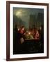 A Vegetable Stall at Night-Petrus van Schendel-Framed Giclee Print