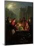 A Vegetable Stall at Night-Petrus van Schendel-Mounted Giclee Print