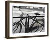 À vélo-Gaetan Caron-Framed Art Print