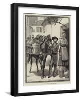 A Vendor of Oil and Vinegar, a Sketch Near Lisbon-William Heysham Overend-Framed Giclee Print