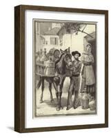 A Vendor of Oil and Vinegar-William Overend Geller-Framed Giclee Print