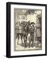 A Vendor of Oil and Vinegar-William Overend Geller-Framed Giclee Print