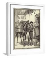 A Vendor of Oil and Vinegar-William Overend Geller-Framed Giclee Print