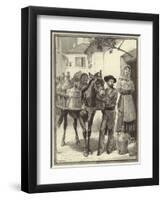 A Vendor of Oil and Vinegar-William Overend Geller-Framed Giclee Print