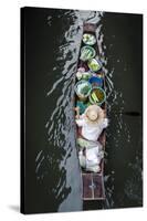 A Vendor Paddles their Boat, Damnoen Saduak Floating Market, Thailand, Southeast Asia, Asia-Andrew Taylor-Stretched Canvas