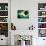 A Vendor Walks Behind a Big Brazilian Flag-null-Photographic Print displayed on a wall