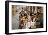 A Venetian Al Fresco, 1885 (Oil on Canvas)-William Logsdail-Framed Giclee Print