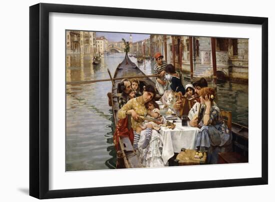 A Venetian al Fresco-William Logsdail-Framed Giclee Print