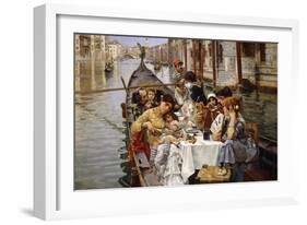 A Venetian al Fresco-William Logsdail-Framed Giclee Print