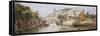 A Venetian Backwater-Antonia Maria de Reyna Manescau-Framed Stretched Canvas