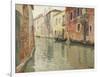 A Venetian Backwater-Fritz Thaulow-Framed Giclee Print