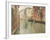 A Venetian Backwater-Fritz Thaulow-Framed Giclee Print