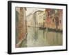 A Venetian Backwater-Fritz Thaulow-Framed Giclee Print