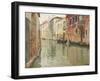 A Venetian Backwater-Fritz Thaulow-Framed Giclee Print